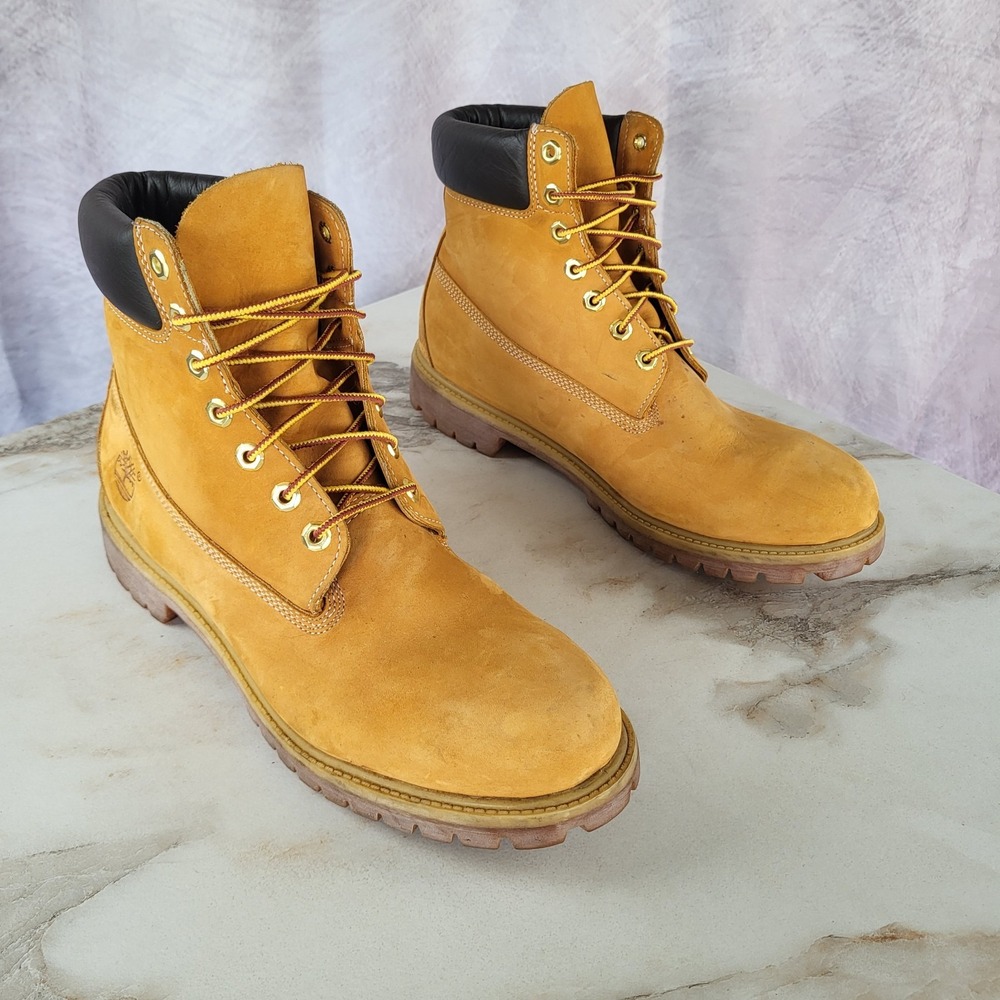 Timberland Premium Nubuck Wheat Size 12 M